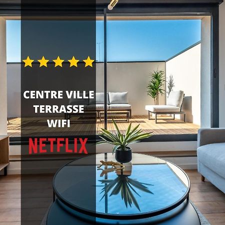 Downtown Rooftop - Centre Ville - Wifi - Terrasse - Netflix Amiens Exteriör bild