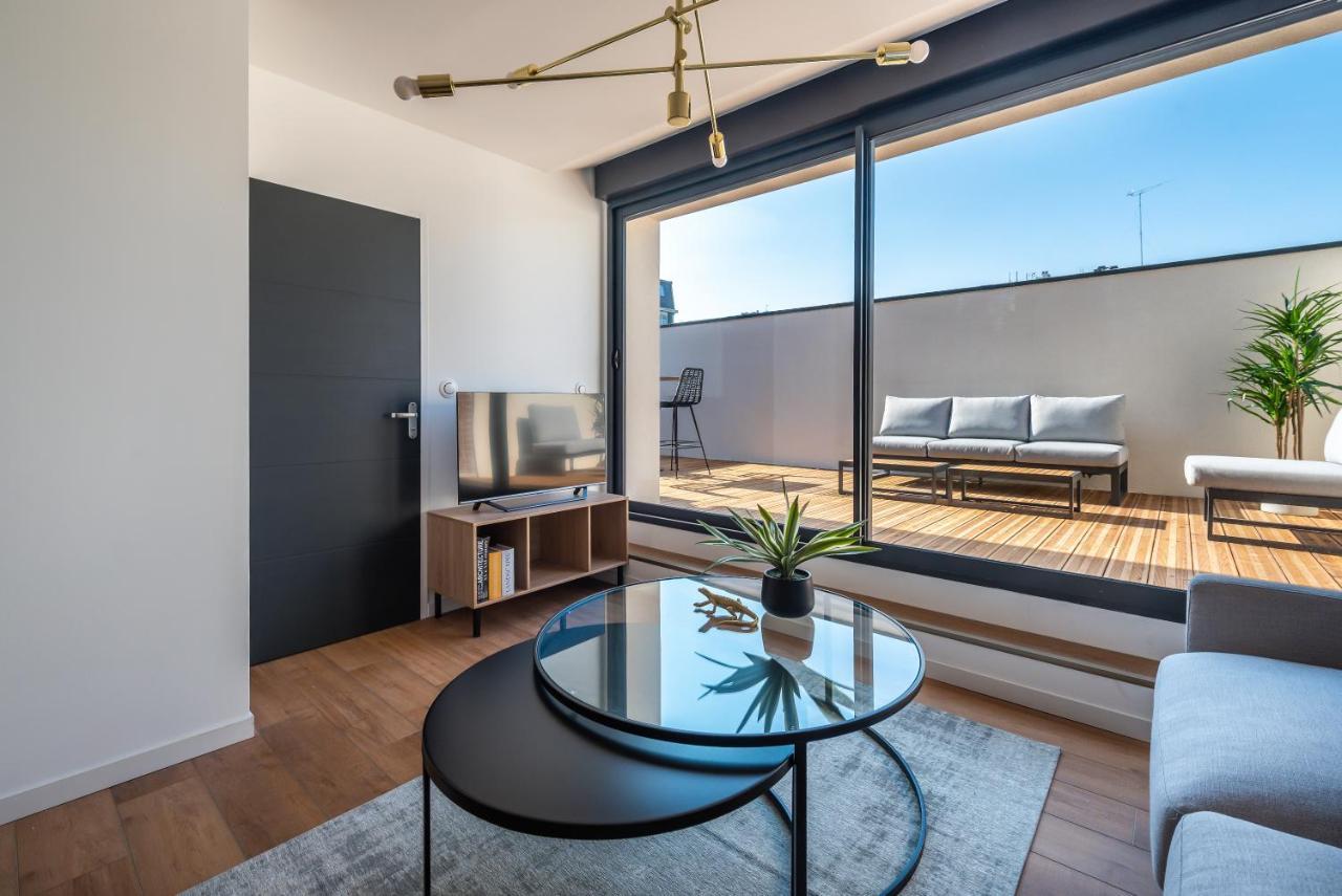 Downtown Rooftop - Centre Ville - Wifi - Terrasse - Netflix Amiens Exteriör bild