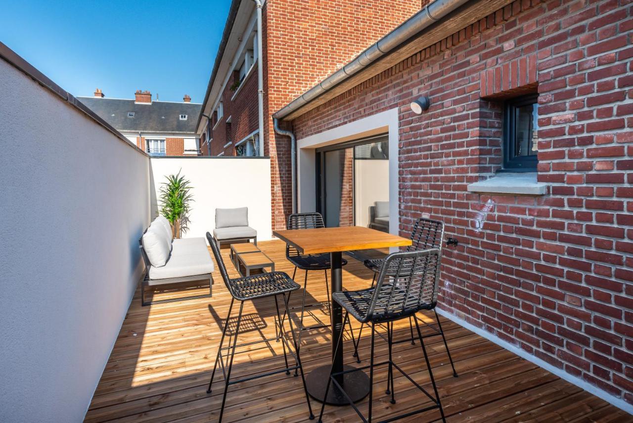 Downtown Rooftop - Centre Ville - Wifi - Terrasse - Netflix Amiens Exteriör bild